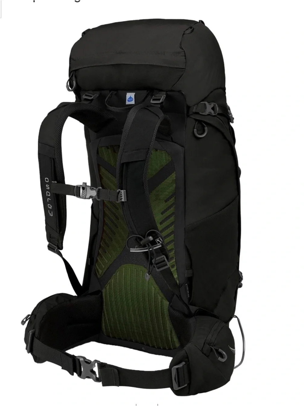Osprey Kestrel 48 Black Men's Hiking Backpack M/L like new